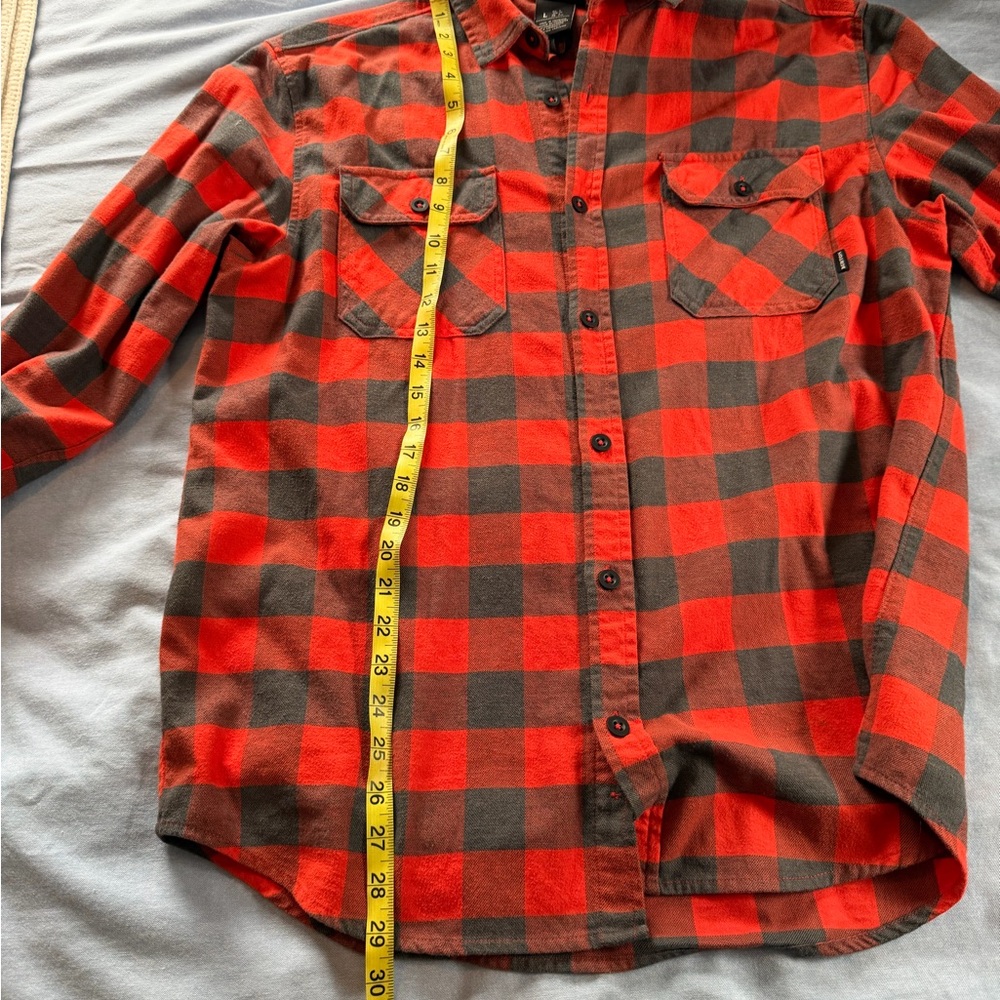 Burton Red and Gray Plaid Shirt - Picture 3 of 7